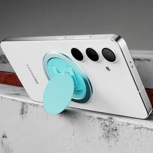 OhSnap - Luxe Magnetic Phone Grip & Stand - Ultra-Thin, Electric Teal